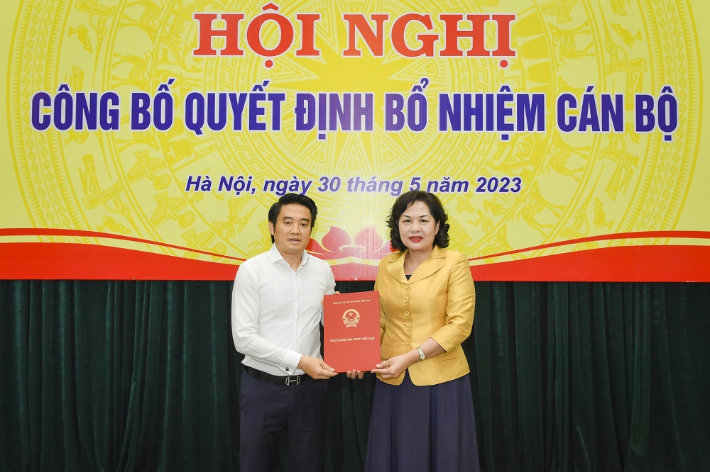 Bổ nhiệm Vụ trưởng Vụ Tổ chức cán bộ NHNN