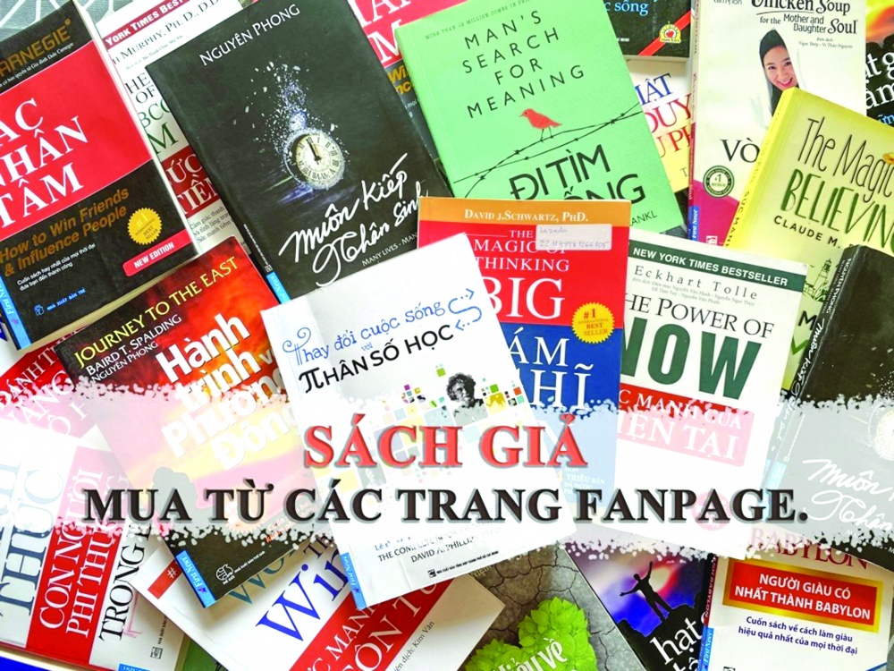 Sách giả vẫn bào mòn văn hóa đọc