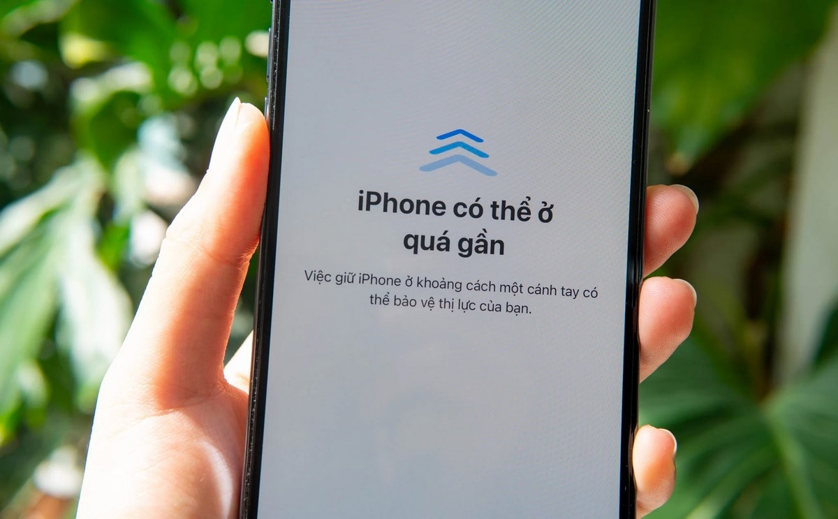 Cách bật khoảng cách màn hình trên iPhone để hạn chế mỏi mắt, cận thị