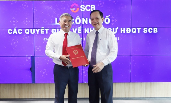 Ông Phan Đình Điền được giao nhiệm vụ Chủ tịch Hội đồng quản trị SCB