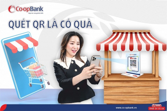 Quét QR Co-opBank là có quà