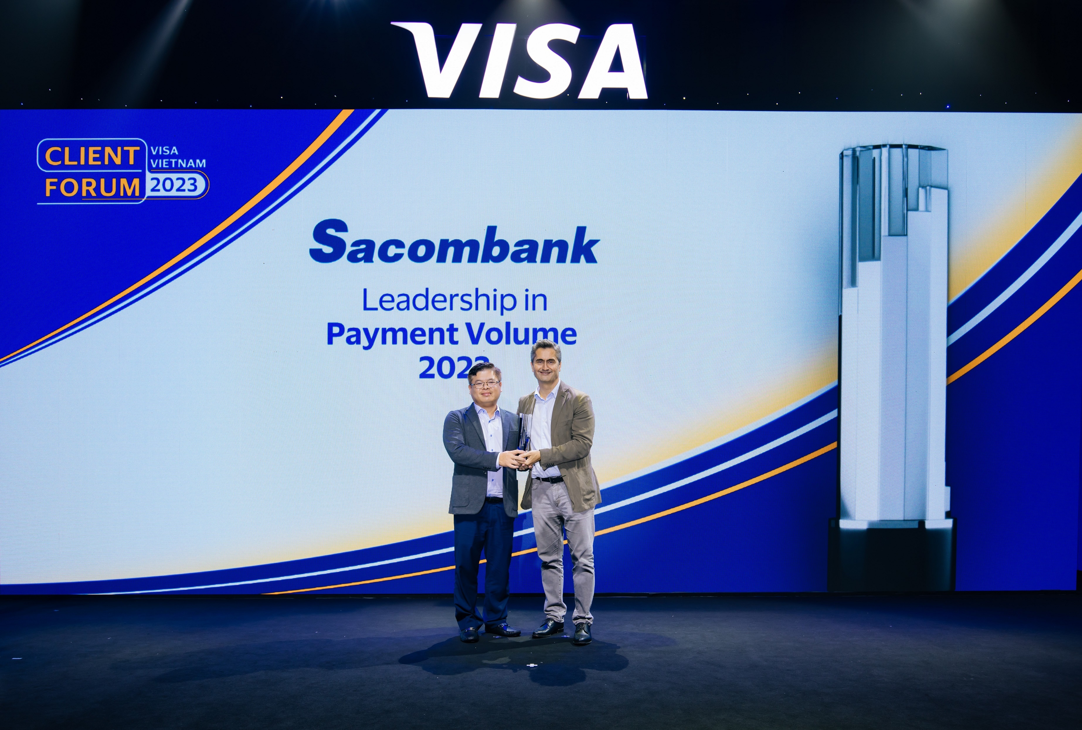 Sacombank tiếp tục là ngân hàng dẫn đầu về doanh số thanh toán thẻ visa tại Việt Nam