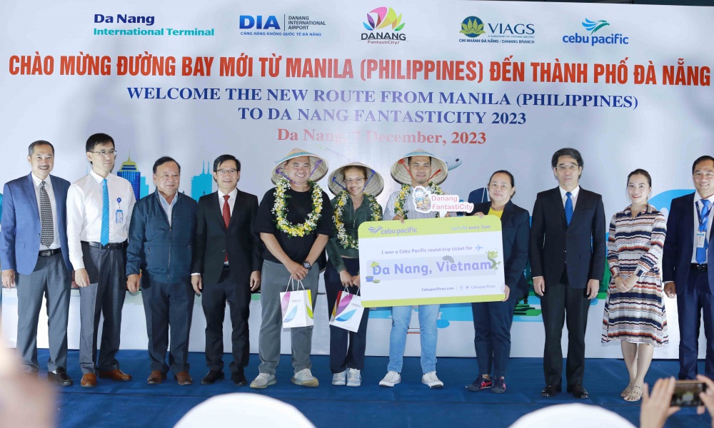 Khai trương đường bay Manila - Đà Nẵng