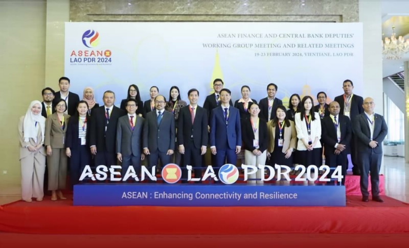 Đoàn NHNN tham dự chuỗi cuộc họp Nhóm công tác ASEAN tại Viêng Chăn, Lào