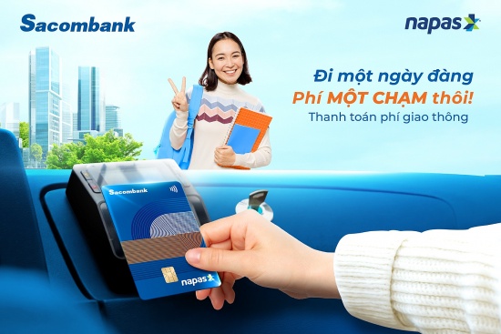 Sacombank triển khai thanh toán vé xe buýt qua thẻ Napas