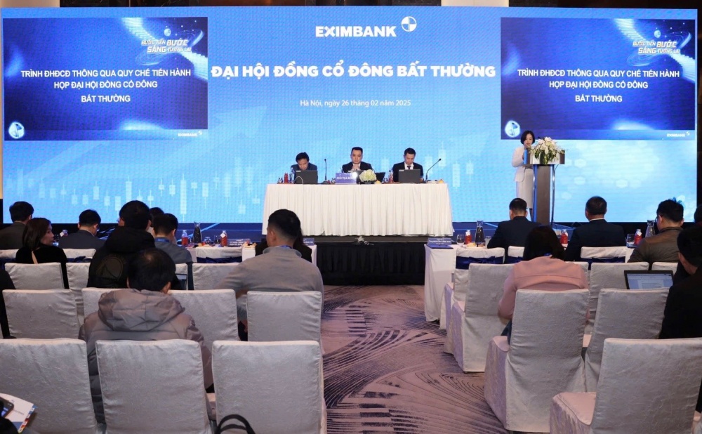 Eximbank:  Bầu thành viên Ban Kiểm soát và sửa điều lệ với sự đồng thuận cao của cổ đông