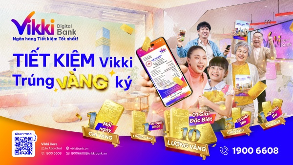 Mùa lương thưởng về, “lộc kép” đón Tết cùng Vikki Bank