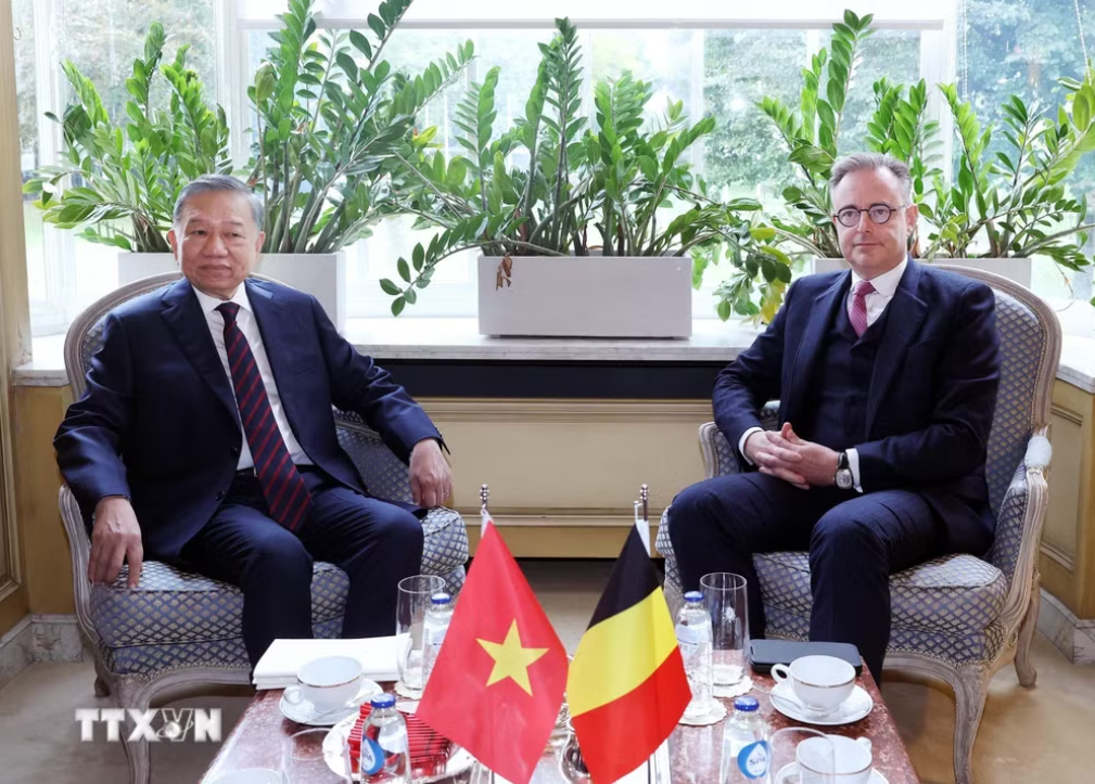 Tổng Bí thư, Chủ tịch nước Tô Lâm hội đàm với Thủ tướng Vương quốc Bỉ Bart De Wever