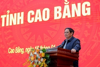 Thủ tướng Phạm Minh Chính thăm và làm việc tại tỉnh Cao Bằng