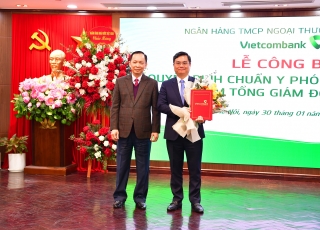 Bổ nhiệm ông Nguyễn Thanh Tùng làm Tổng Giám đốc Vietcombank