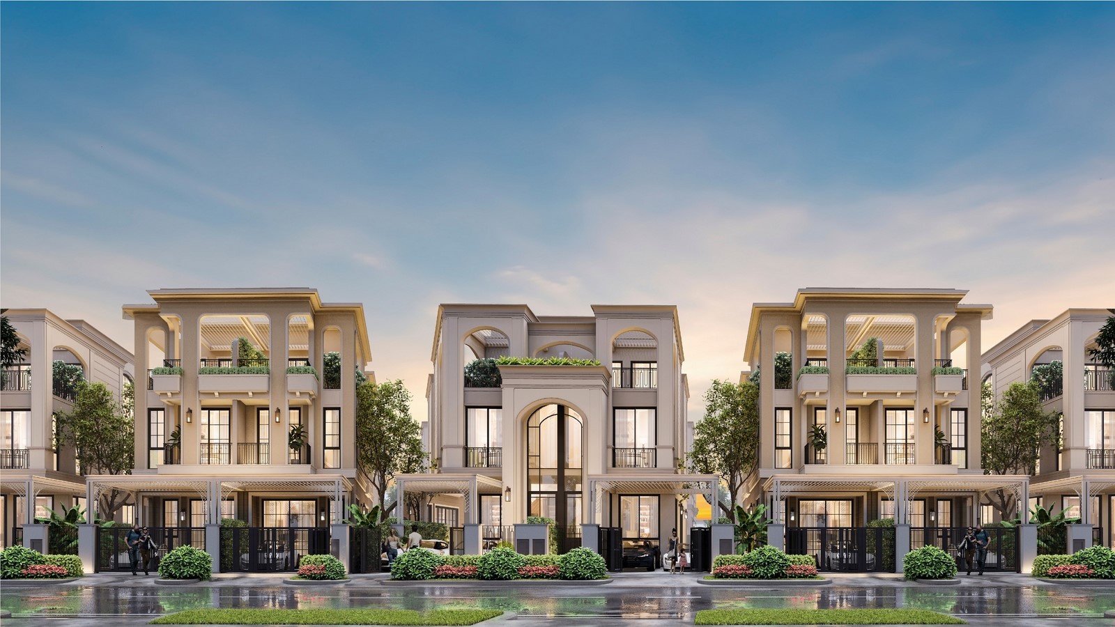 Mô hình biệt thự song lập “Song gia tuyệt tác” tại đô thị đảo Phượng Hoàng hút nhà đầu tư mo hinh biet thu song lap song gia tuyet tac tai do thi dao phuong hoang hut nha dau tu