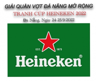 Hơn 200 vận động viên tham gia Giải Quần vợt Đà Nẵng mở rộng Cúp Heineken năm 2022